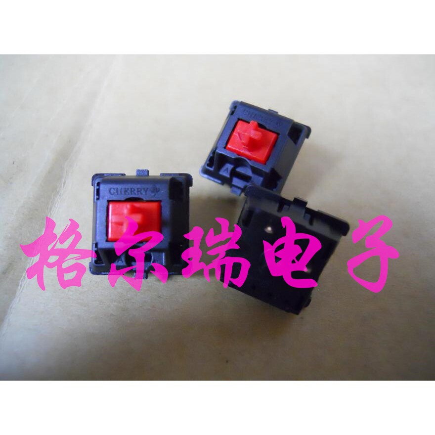 供应进口德国樱桃牌 CHERRY MX机械键盘开关 红轴 微动开关