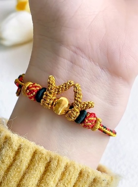 黄金鹿角一路有你999足金女款