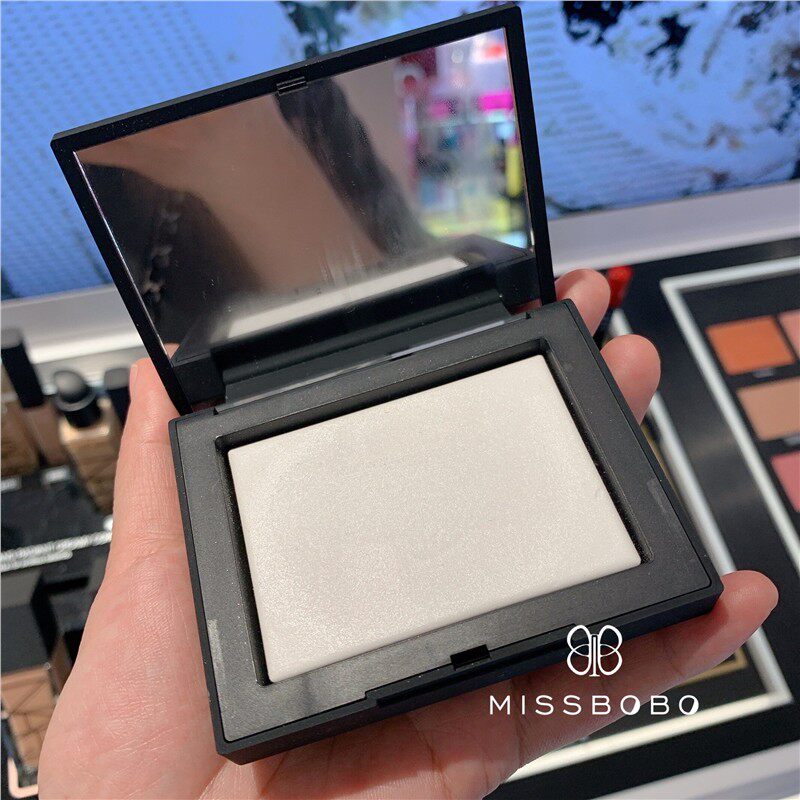 NARS纳斯裸光蜜粉饼定妆控油持久遮瑕透明提亮肤色新版10g 含套装