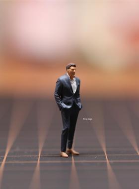 KING TOYS 西装男 1/87 1/64 1/43人偶车模场景搭配 预定