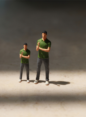 KING TOYS 头文字D 藤原文太 1/87 1/64 1/43人偶车模场景搭配