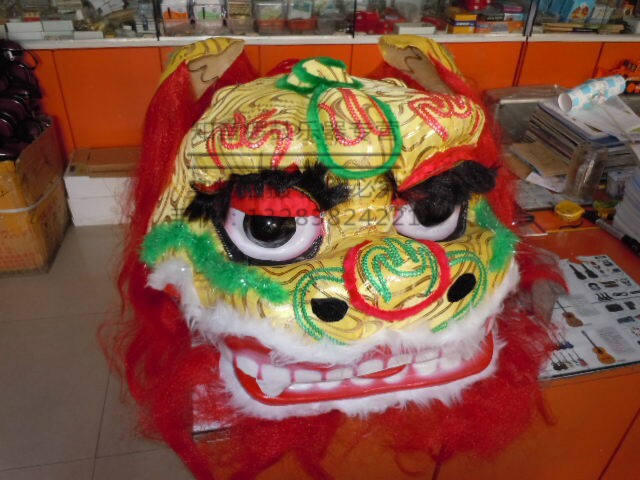 厂家直销舞龙舞狮京都北狮道具高档正宗北京狮子南狮小狮龙灯锣鼓