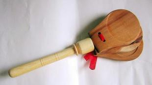 奥尔夫乐器/早教教具 枣木响板 /西班牙响板