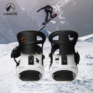 超轻大牌单板滑雪板固定器传统绑带全能平花公园滑雪装备