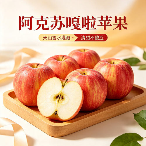 万疆美2026正宗新疆嘎啦苹果新鲜水果当季阿克苏红小苹果产地直发