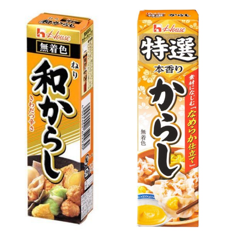 现货!日本本土  黄芥末酱/芥末膏/无着色芥末酱 关东煮蘸料 单支