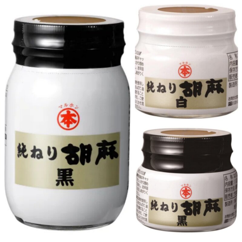 MARUHON纯研磨芝麻酱黑白芝麻酱