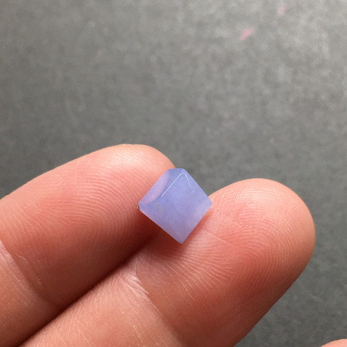 糖果色紫罗兰翡翠方糖戒指配饰
