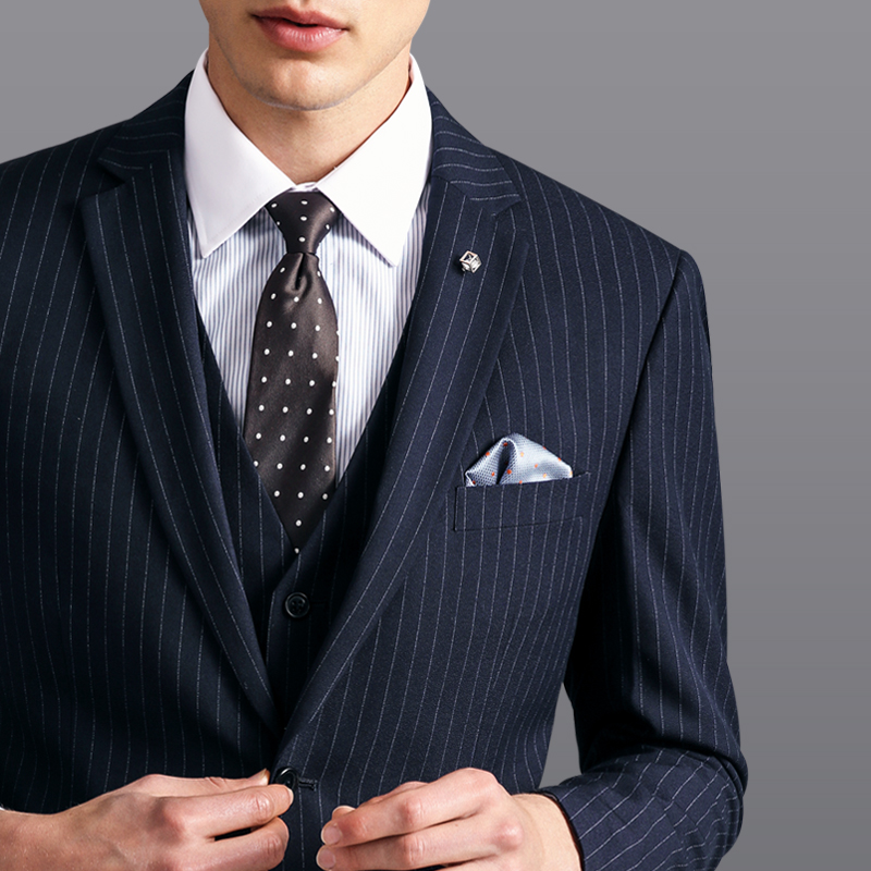 男士商务西服套装修身