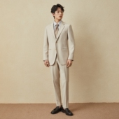 新郎结婚礼服香槟色商务休闲高级感四季 吉约蒙西装 男套装 西服外套