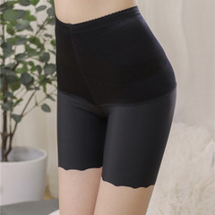 High waisted Leggings women's anti light summer thin silk crotch two in one underwear safety pants