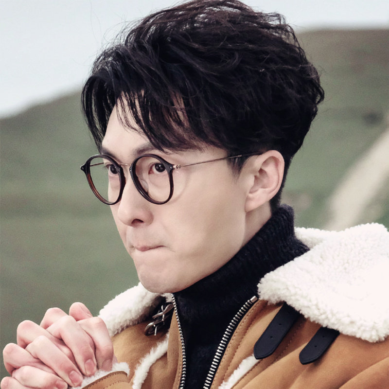 兄弟张非凡王浩信同款眼镜文艺风透明眼镜复古透明框素颜装饰平光