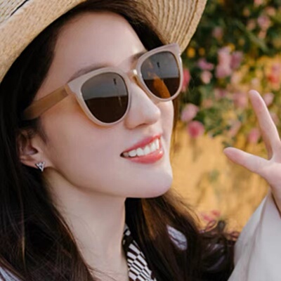 偏光防紫外线猫眼气质名媛女墨镜