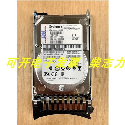 IBM 1TB/1T 7.2K 2.5服务器硬盘x3300 x3100 x3250 x3200M2 M3 M4