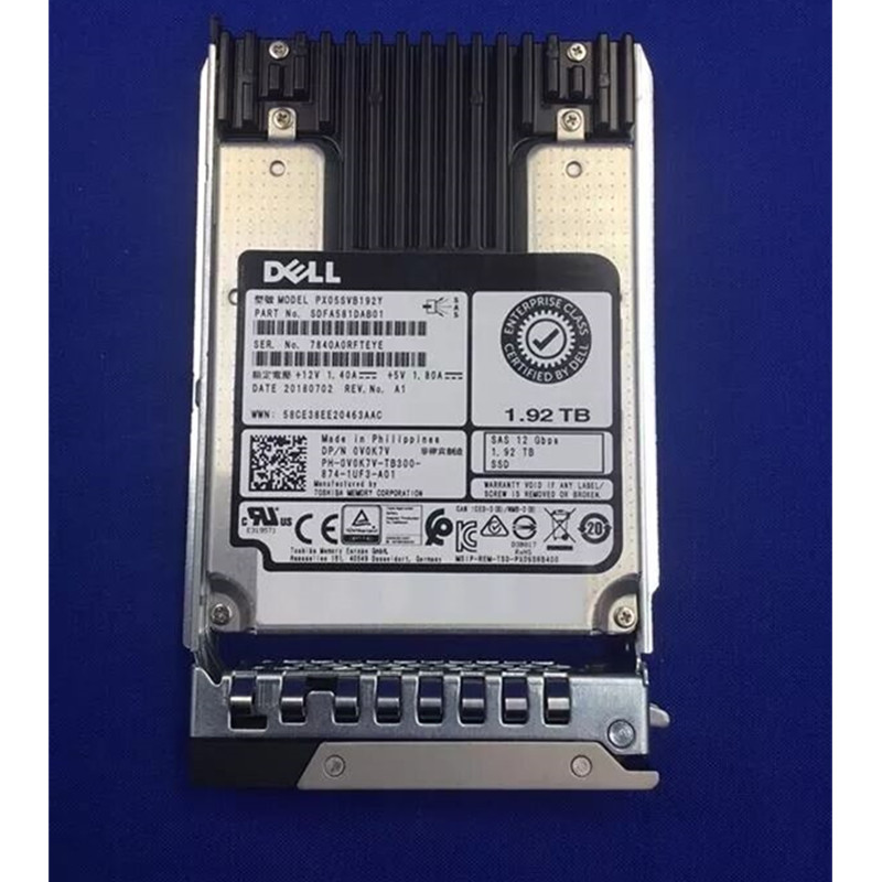 DELL PX05SVB192Y 1.92T SAS SSD 12GB固态服务器硬盘MD3420 R740