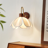 法式 复古美壁灯奶油南洋风卧室书房客厅书房民宿中古侘寂楼梯灯