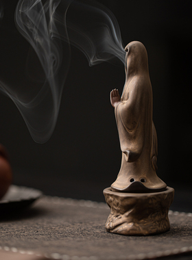 【无相佛】小祥云香片专用盘香炉复古禅意家用室内香薰炉小摆件