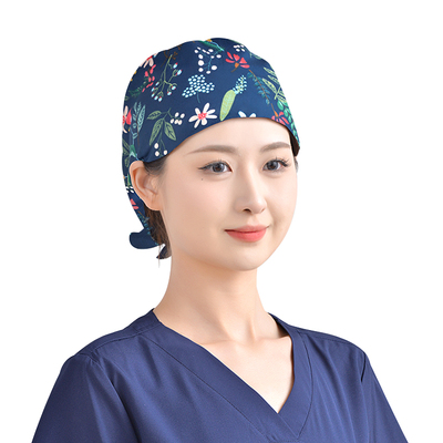 手术室帽子女纯棉护士帽月子化疗包头帽牙科口腔诊所医生工作帽男