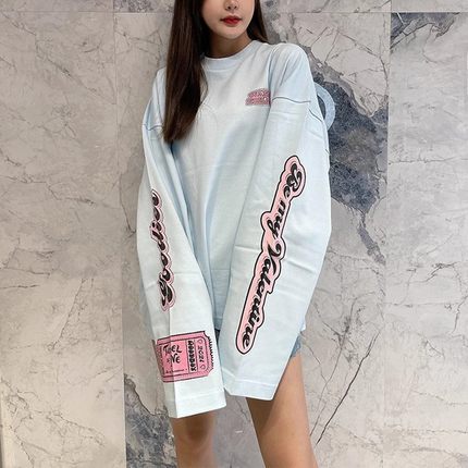 清仓 一件4折 两件2.8折 不退不换 XOXOGOODBOY 宽松长袖T恤多色