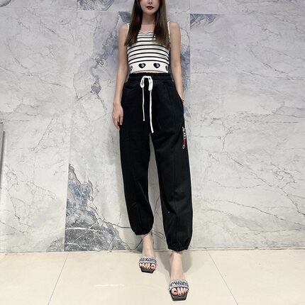 清仓 一件4折 两件2.8折 不退不换 XOXOGOODBOY 松紧腰抽绳卫裤