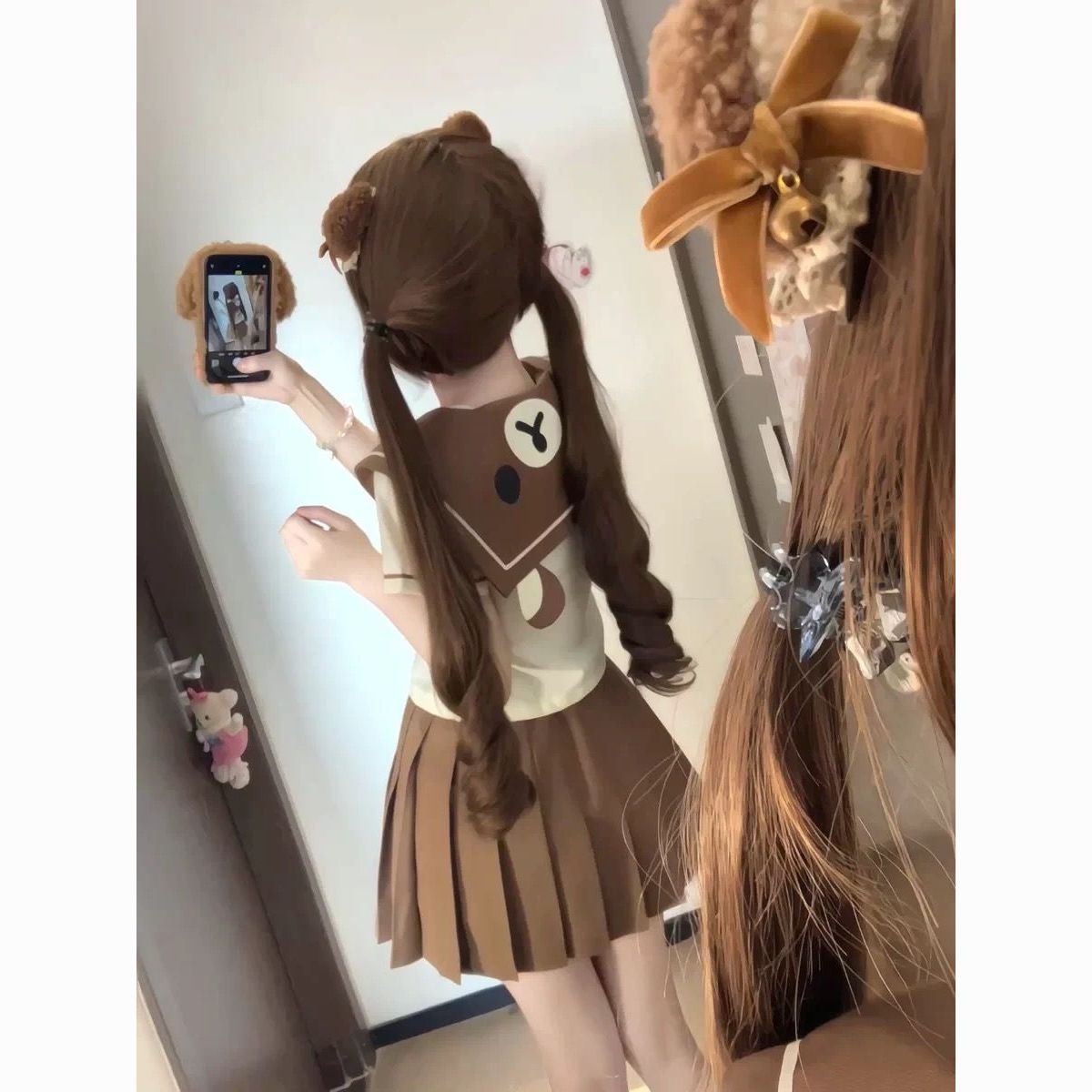 轻轻熊jk萌系制服水手服套装轻松可爱日系学院软妹可爱