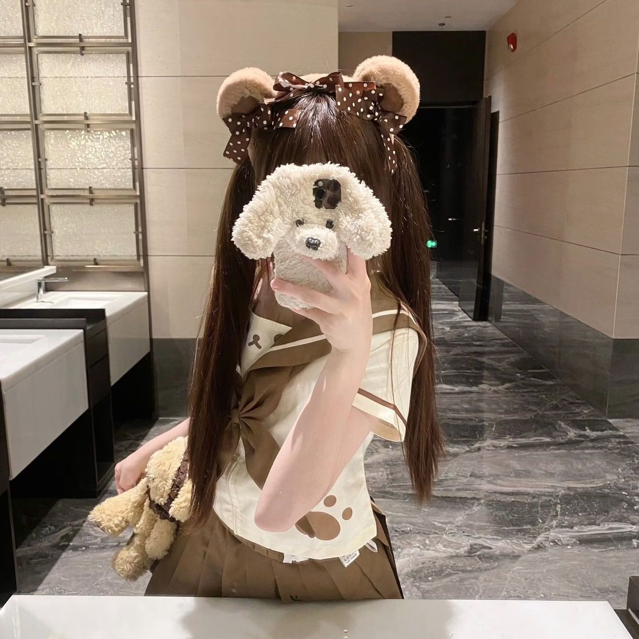 轻轻熊jk萌系制服水手服短袖可爱套装软妹轻松学院日系水手服