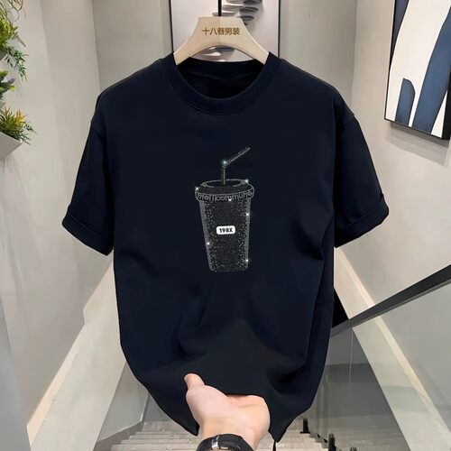 情侣短袖T恤极简潮牌2