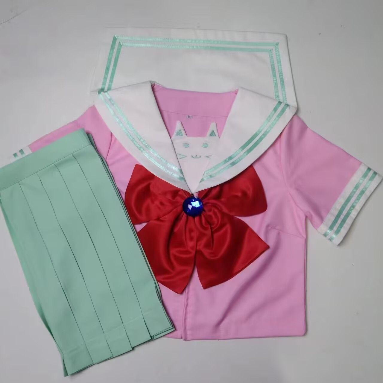 原创蝴蝶结美少女战士基础短袖水手服制服jk套装正版JK学院