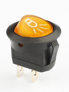 单极单掷黄色船型开关 KCD8-11-CB1A-B-Y-114