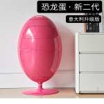 意大利2代恐龙蛋边柜储物柜垃圾软装摆件化妆床头柜茶几创意家具