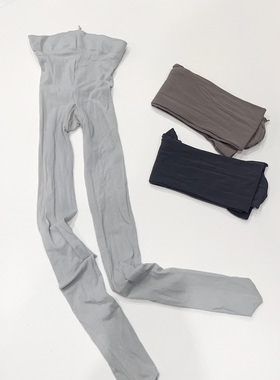 日本制，40D细腻天鹅绒灰色无痕裸感 春秋舒适半透明 连裤袜丝袜