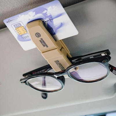 日本GORDON MILLER汽车载通用眼镜收纳夹 遮阳档停车卡片储物夹子