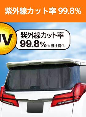 日本汽车窗帘布遮阳帘侧挡防晒遮光隔热帘磁石埃尔法30系尾门窗帘