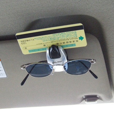 日本GORDON MILLER汽车载通用眼镜收纳夹 遮阳档停车卡片储物夹子