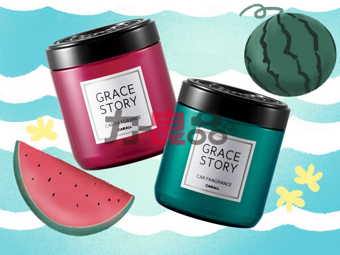 日本BLANG车载香水汽车用香薰车上持久淡香氛车内固体香膏摆件