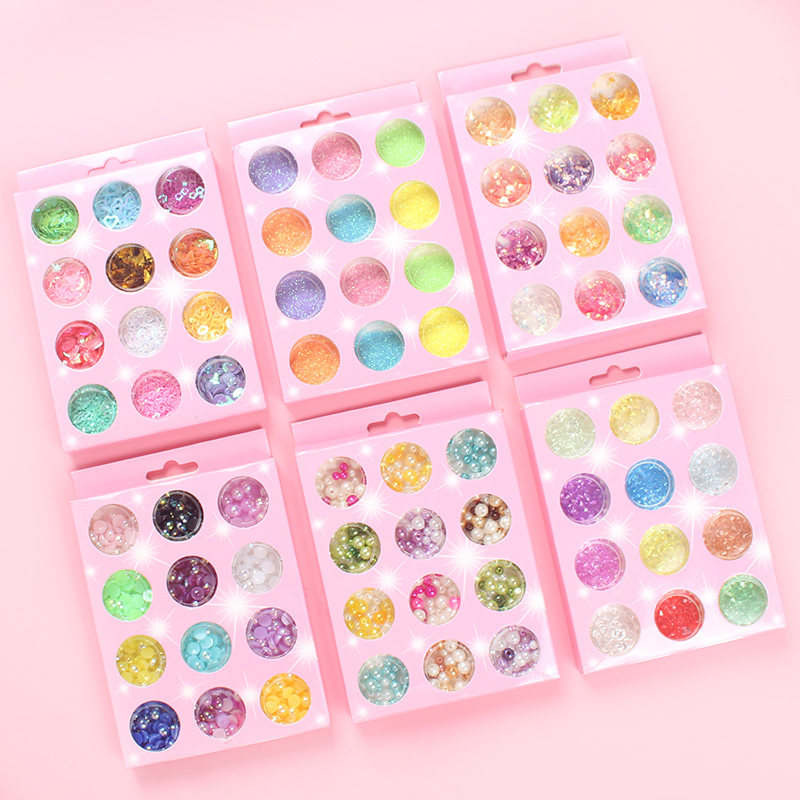 彩色金粉闪光粉画画鲜花金葱粉手工制作儿童DIY亮粉闪粉亮片银粉