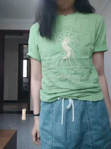 【现货】isha 男女通用有机棉Aum T恤集合