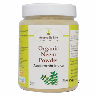 印度有机Ayurvedic Life 苦楝粉Organic Neem Powder200g 2026.12