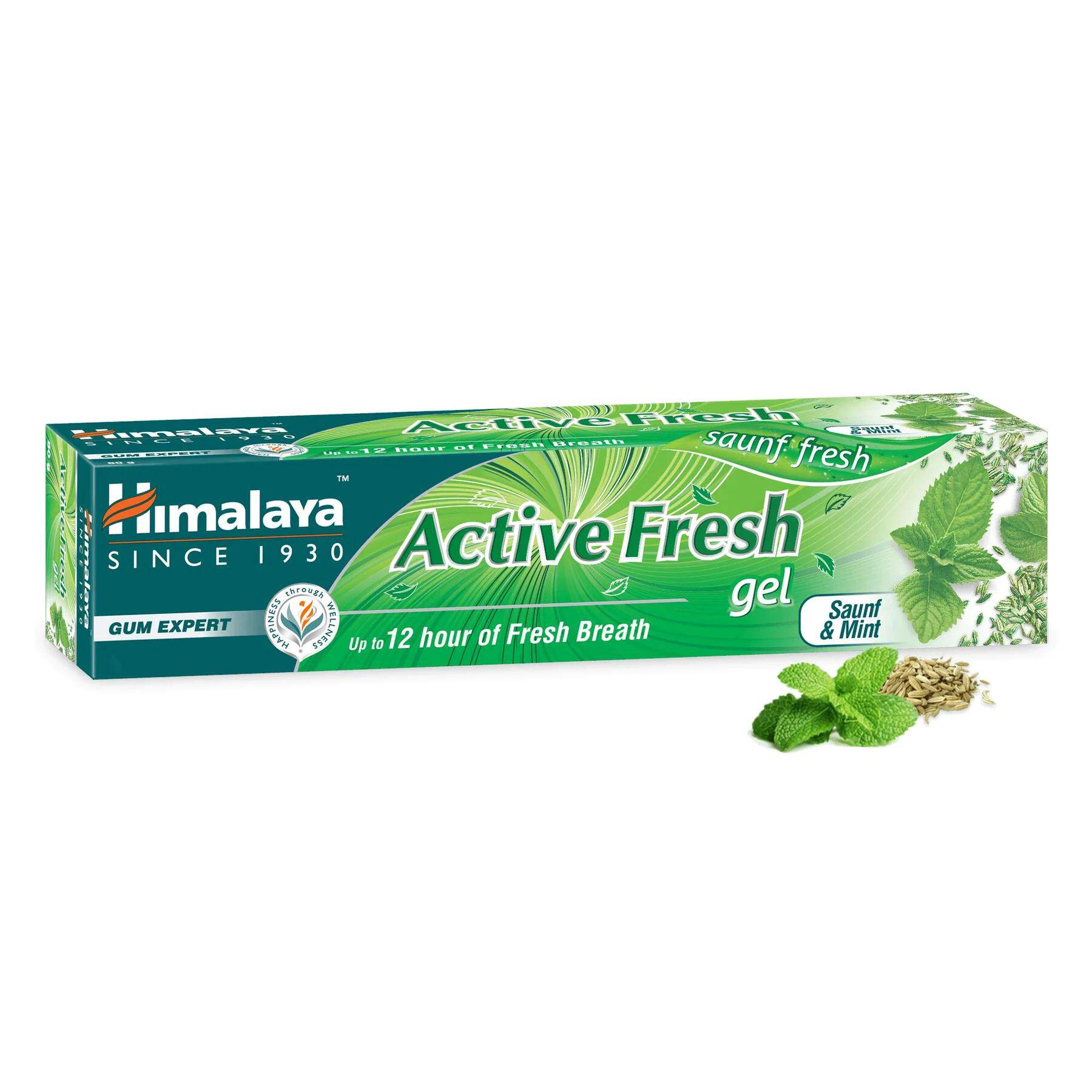 印度Himalaya清新牙膏   阿育吠陀口气清新牙膏Active口气凝胶