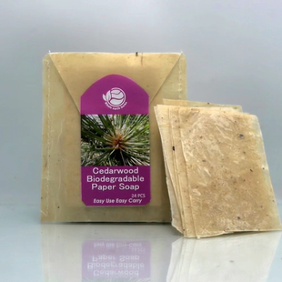 尼泊尔Whole Earth Herbs 天然手工皂 有机纸皂 可生物降解 便携