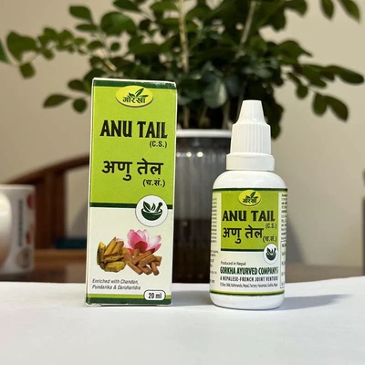 大瓶印度AUN TAIL阿育吠陀鼻油AnuThailam滋养五官草本精华滴鼻剂