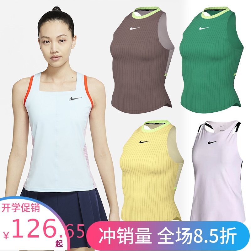 nike耐克女2024年澳网新款郑钦文网球服运动速干无袖背心FD5636 运动/瑜伽/健身/球迷用品 网球服 原图主图