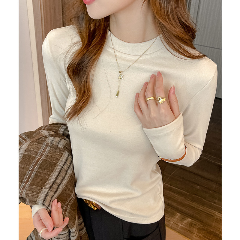 馨之凝秋冬季半高领长袖打底衫