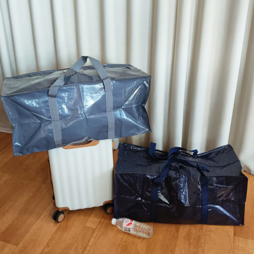 外贸尾货单小瑕疵~高品质结实编织袋加厚大容量搬家袋子~颜色漂亮
