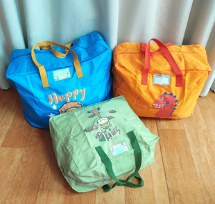 高品质卡通棉被收纳袋~幼儿园被褥收纳袋~手提收纳包搬家袋大中小