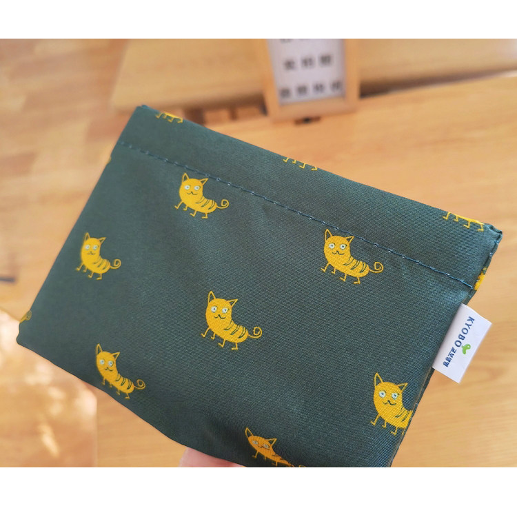 出口韩国高品质购物袋~卡通印花大容量单肩背心袋~独立包装可折叠