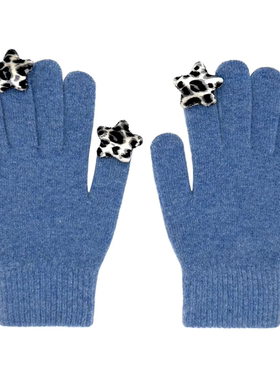 韩国正品直邮OTHER-worldly25秋冬新品星星保暖时尚羊毛手套