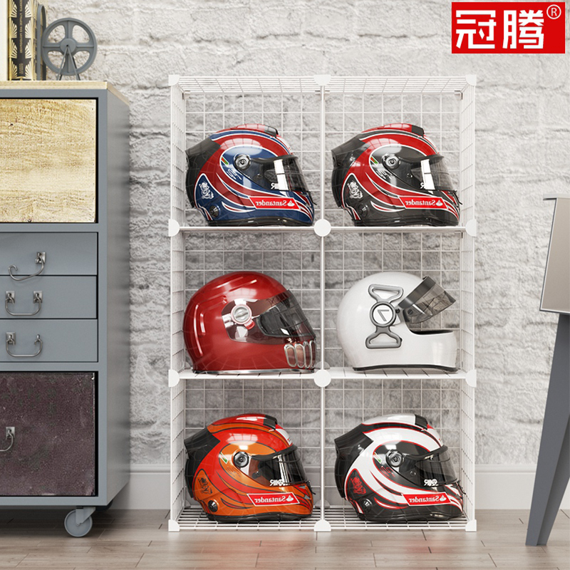 头盔架子家用落地安全帽收纳架