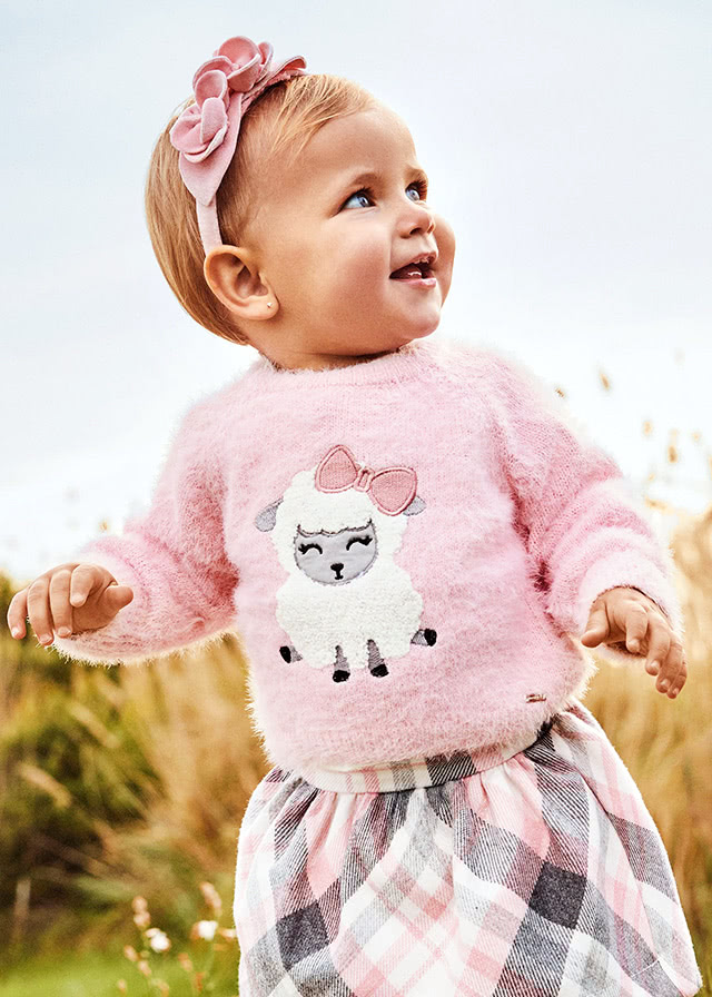 mayoral西班牙复古风针织衫现货