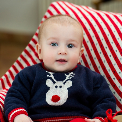 小鹿西班牙秋冬针织毛衣童装现货